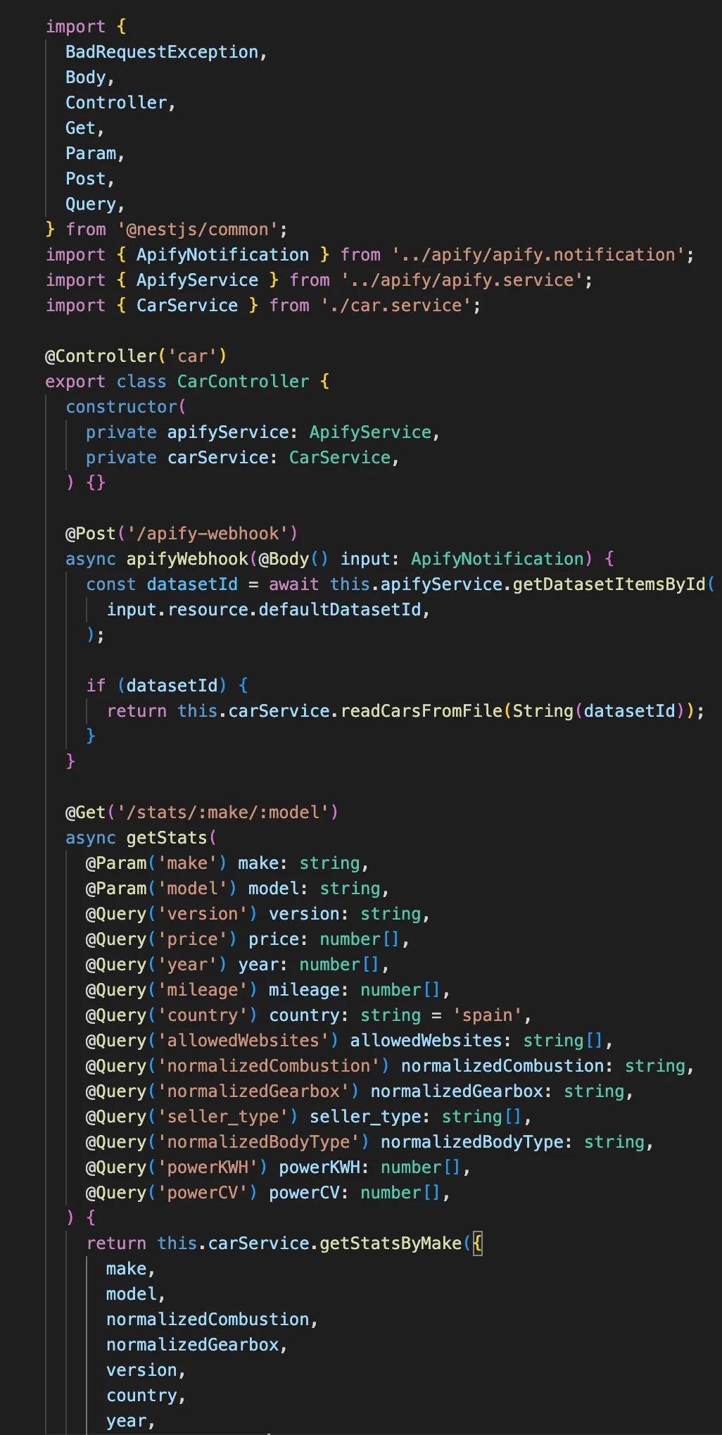 backend service preview